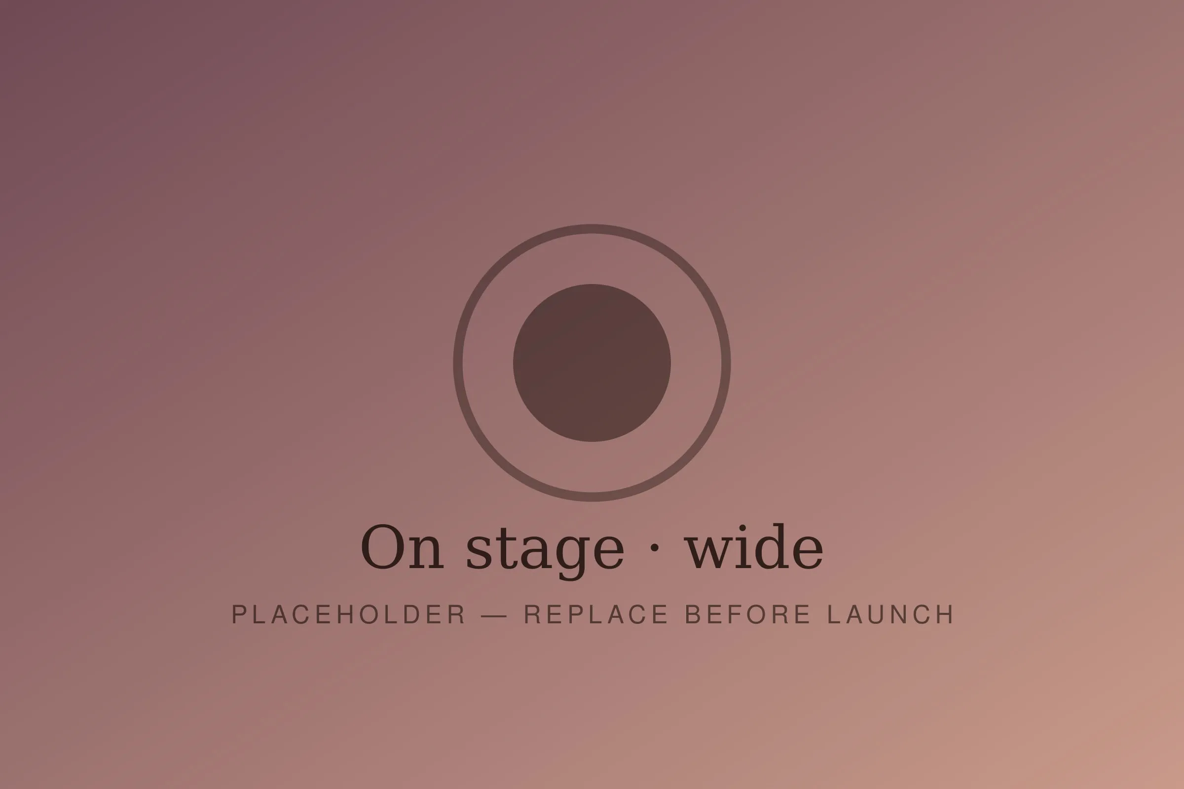 stage wide