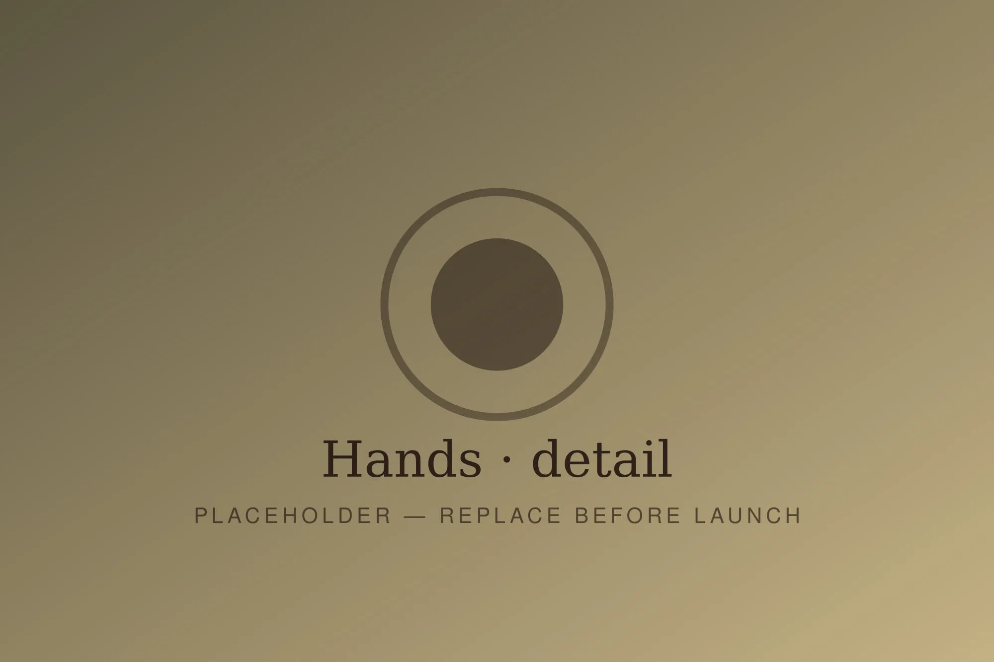 hands detail