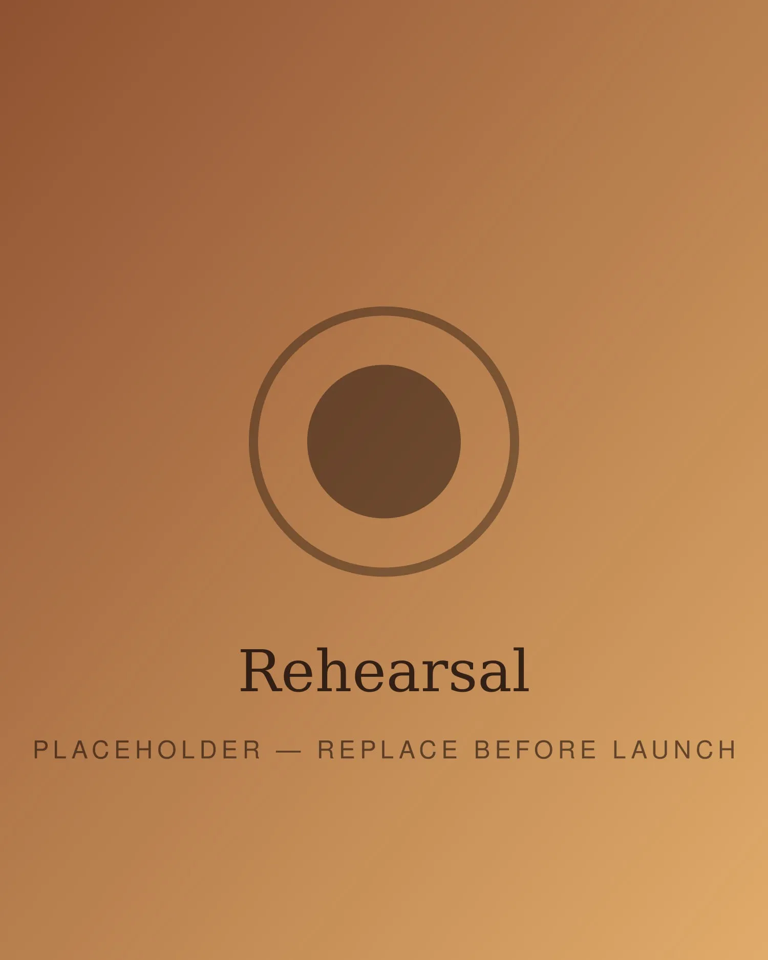 rehearsal