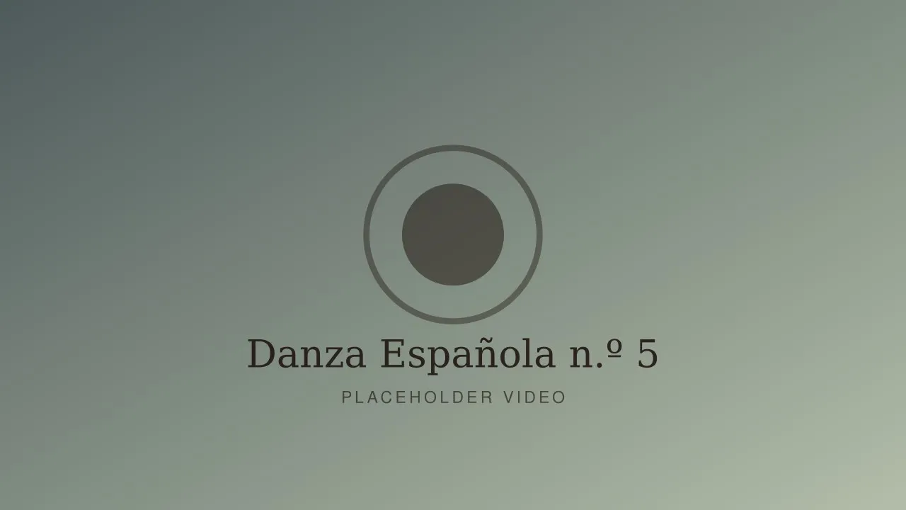 Danza Española n.º 5 — Enrique Granados